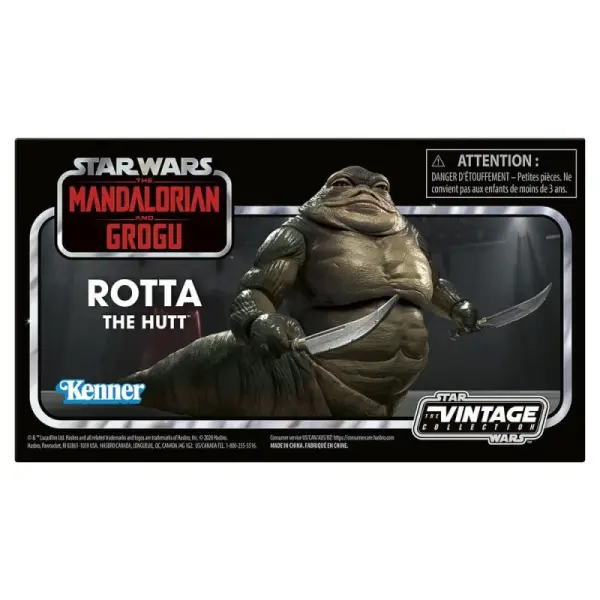 Star Wars: The Mandalorian and Grogu - Figurine Vintage Collection Rotta the Hutt 10 cm