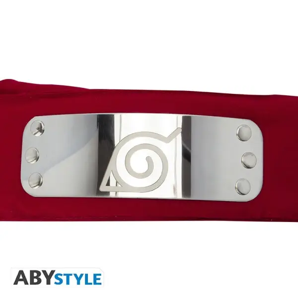 Naruto Shippuden - Bandeau Konoha Rouge taille adulte