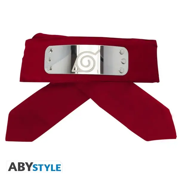 Naruto Shippuden - Bandeau Konoha Rouge taille adulte