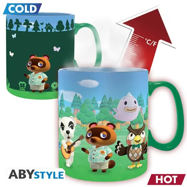Animal Crossing - Mug Heat Change 460 ml Bienvenue sur l'ile