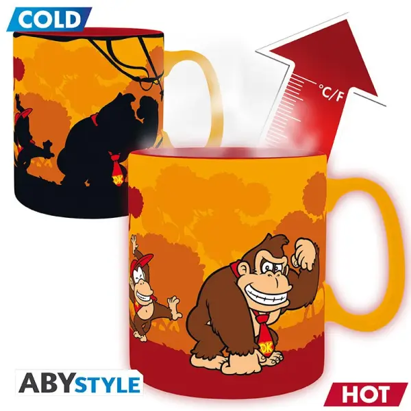 Donkey Kong - Mug Heat Change 460 ml Donkey Kong