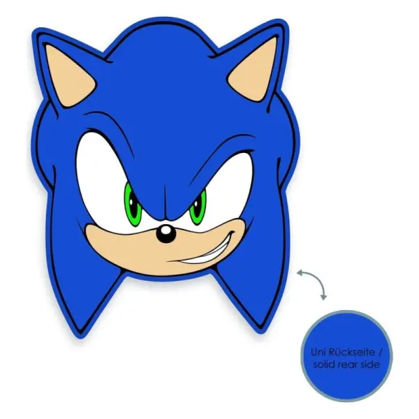 Sonic The Hedgehog - Coussin Tête de Sonic 36 cm