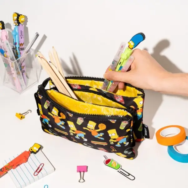 Les Simpson - Trousse Triple Bart