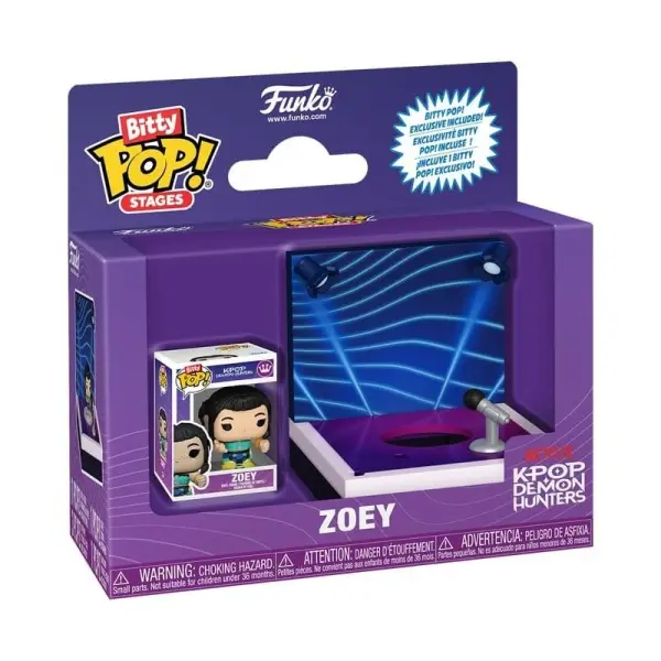 KPop Demon Hunters - Figurine Bitty POP! Stages Zoey 2,5 cm