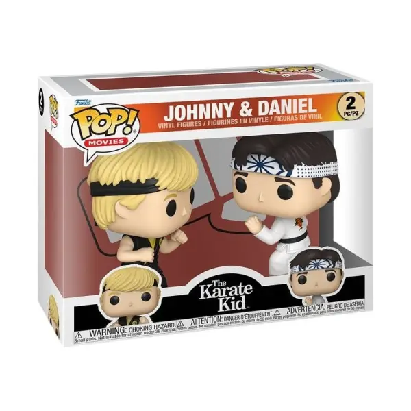 Karaté Kid - Figurines POP! Johnny & Daniel 9 cm