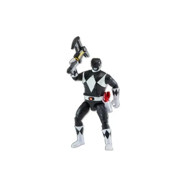 Power Rangers - Figurine Power Rangers Season 2 Auto-Morphin Black Ranger