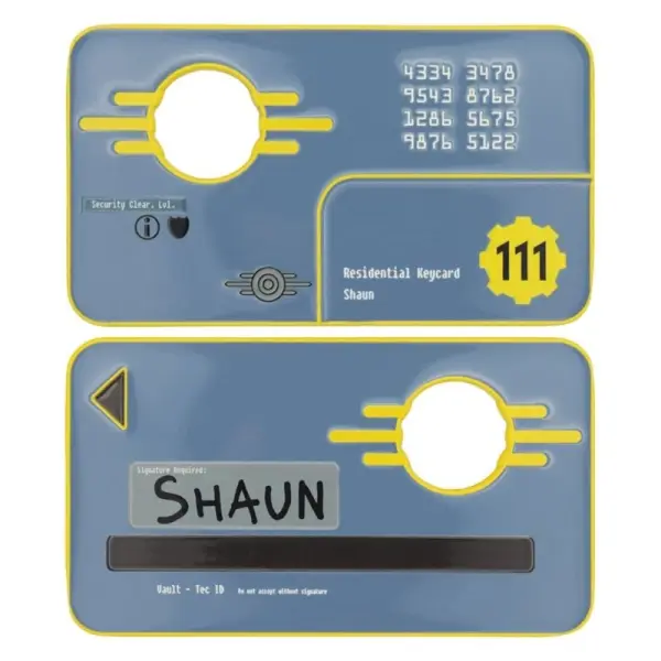 Fallout - Réplique Security Keycard Vault 111 Limited Edition 11 cm