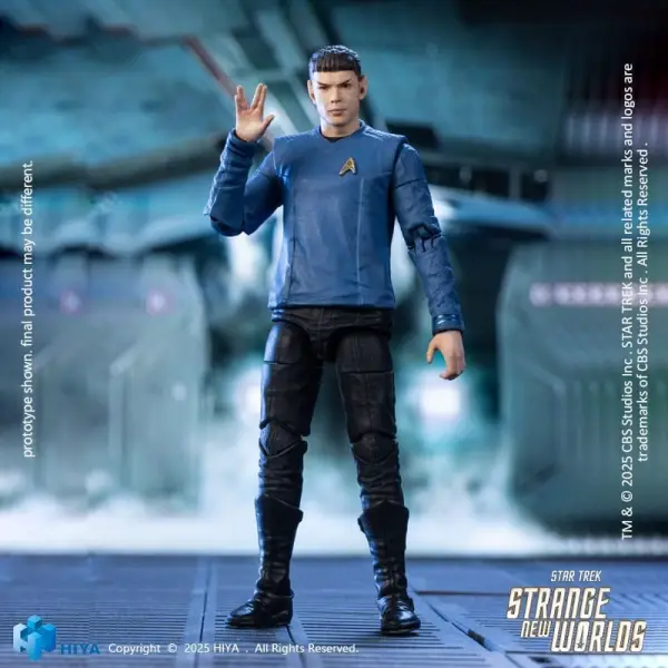 Star Trek Strange New Worlds - Figurine 1/18 Exquisite Mini Series Spock 11 cm