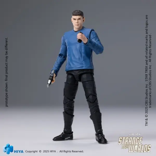 Star Trek Strange New Worlds - Figurine 1/18 Exquisite Mini Series Spock 11 cm