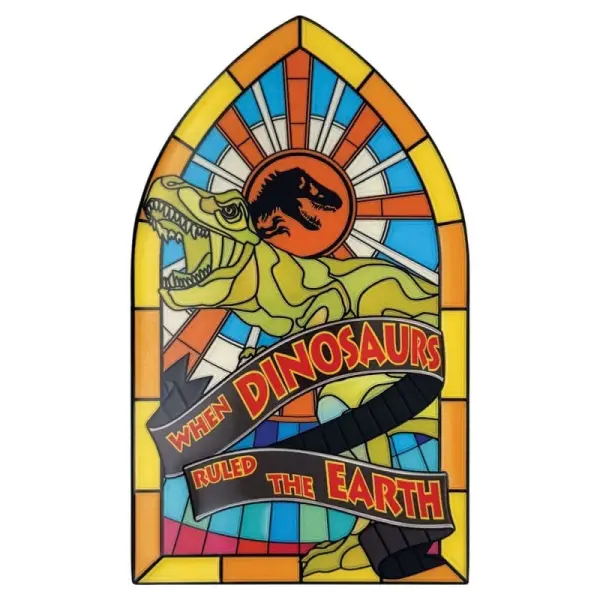 Jurassic Park - Lingot Stained Glass Style Metal 11 cm