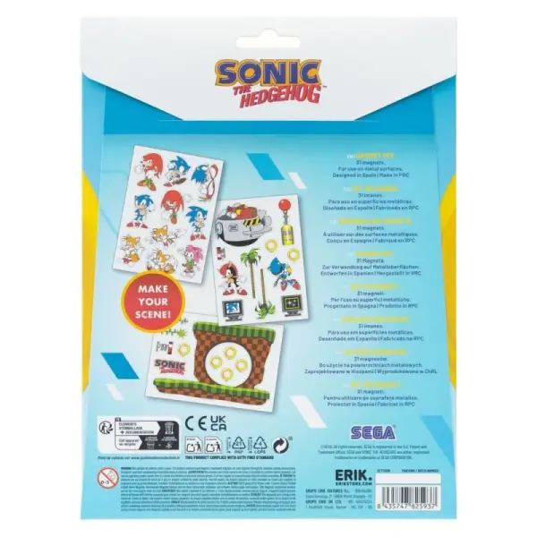 Sonic The Hedgehog - Set d'aimants Sonic The Hedgehog
