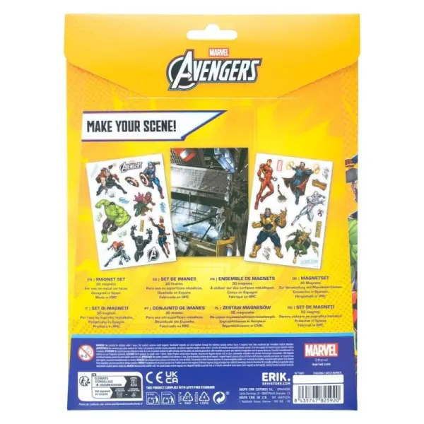 Marvel - Set d'aimants Avengers
