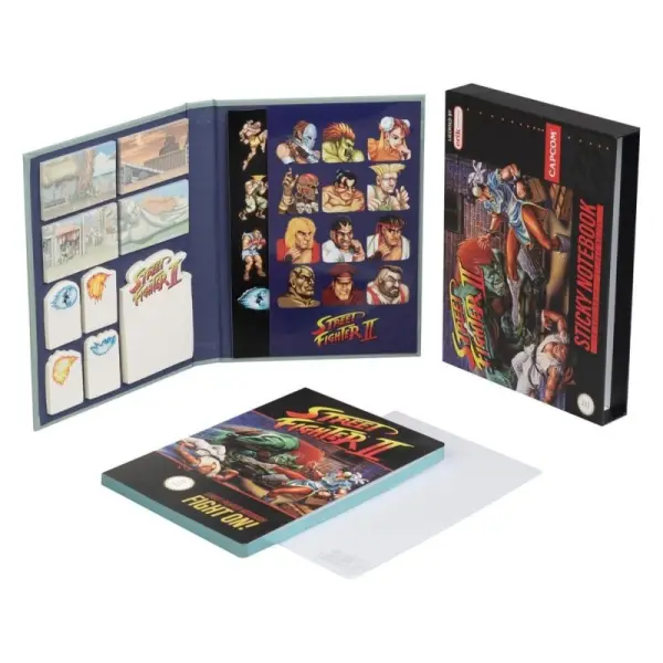 Street Fighter - Carnet premium A5 Street Fighter avec autocollants
