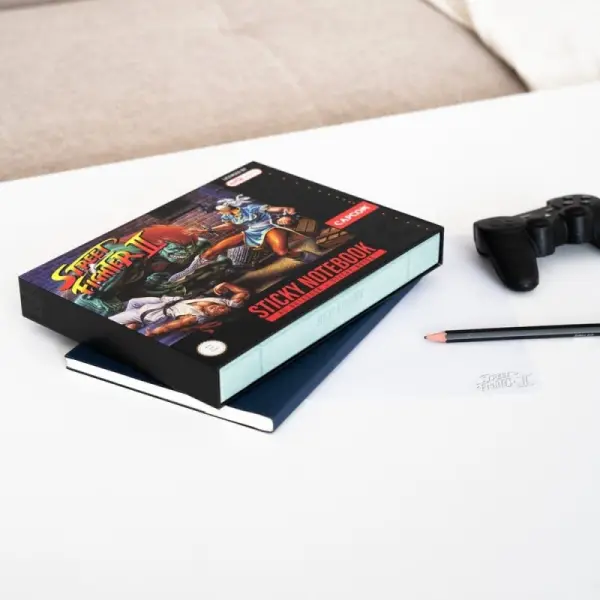 Street Fighter - Carnet premium A5 Street Fighter avec autocollants