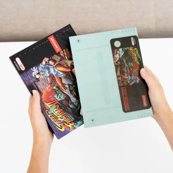 Street Fighter - Carnet premium A5 Street Fighter avec autocollants