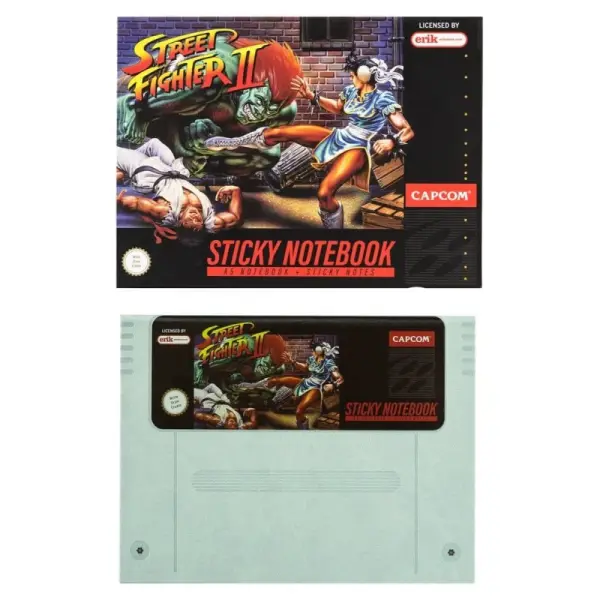 Street Fighter - Carnet premium A5 Street Fighter avec autocollants