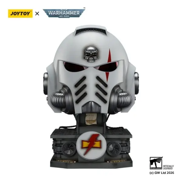 Warhammer 40k - Casque avec présentoir White Scars MkX 44 cm