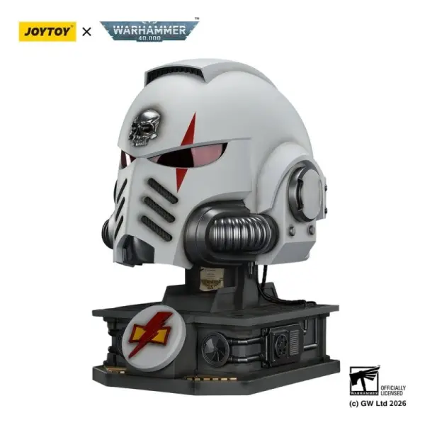Warhammer 40k - Casque avec présentoir White Scars MkX 44 cm