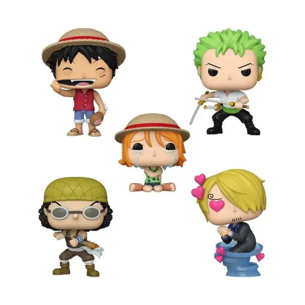 One Piece - Pack 5 figurines POP! Black Friday One Piece 9 cm