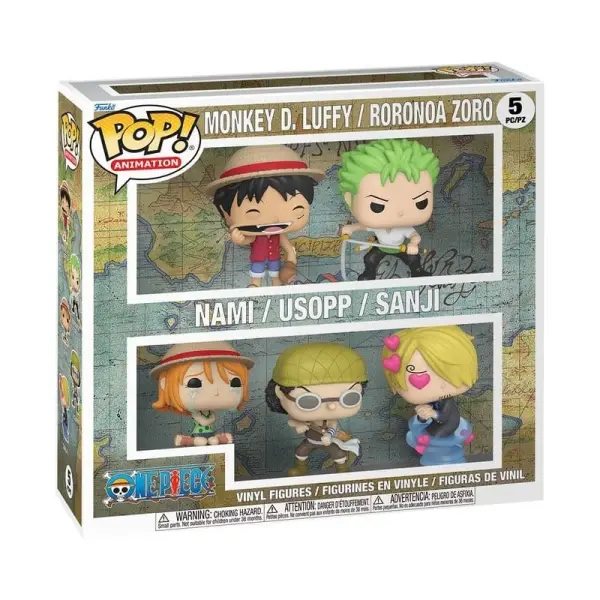 One Piece - Pack 5 figurines POP! Black Friday One Piece 9 cm
