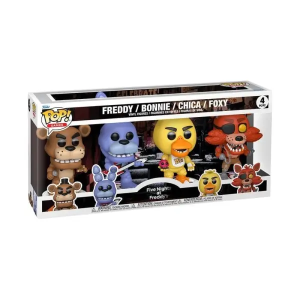 Five Nights at Freddy's - Pack 4 figurines POP! Black Friday Five Nights at Freddy's 9 cm