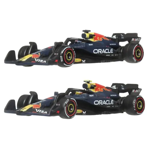 Formule 1 - Pack 2 véhicules Formule 1 Hot Wheels Premium Die-Cast 1/64 Oracle Red Bull Racing