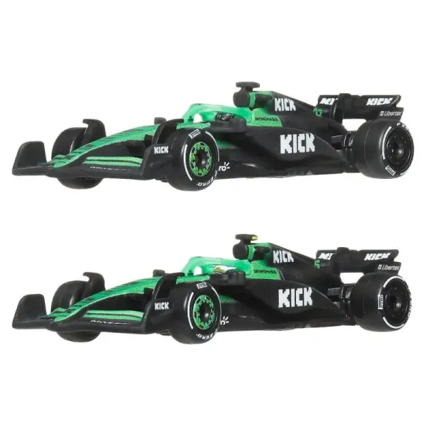 Formule 1 - Pack 2 véhicules Formule 1 Hot Wheels Premium Die-Cast 1/64 KICK Sauber Team