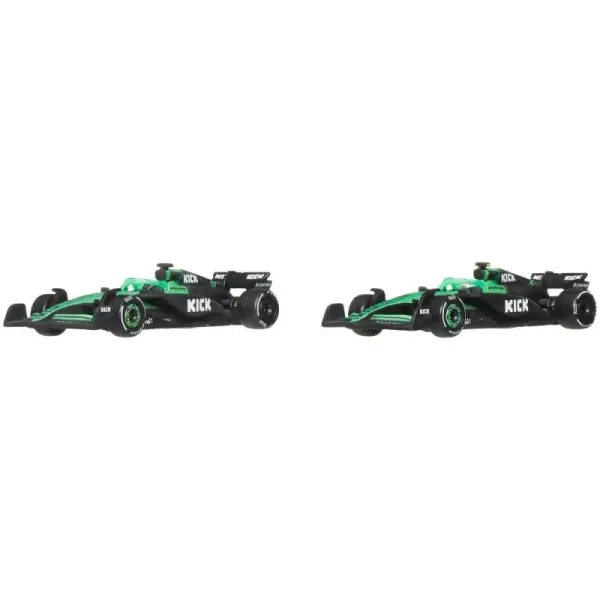 Formule 1 - Pack 2 véhicules Formule 1 Hot Wheels Premium Die-Cast 1/64 KICK Sauber Team