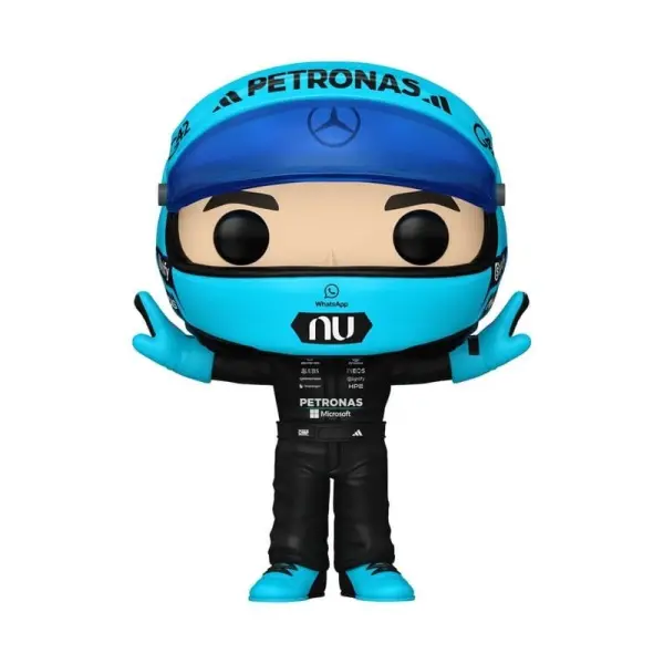 Formule 1 - Figurine POP! Racing Mercedes Benz George Russell (T-Pose) 9 cm