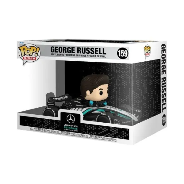 Formule 1 - Figurine POP! Formule 1 Deluxe Mercedes Benz George Russell 15 cm