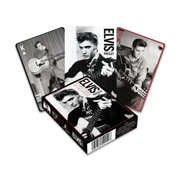 Elvis Presley - Jeu de cartes à jouer Elvis Presley Black & White