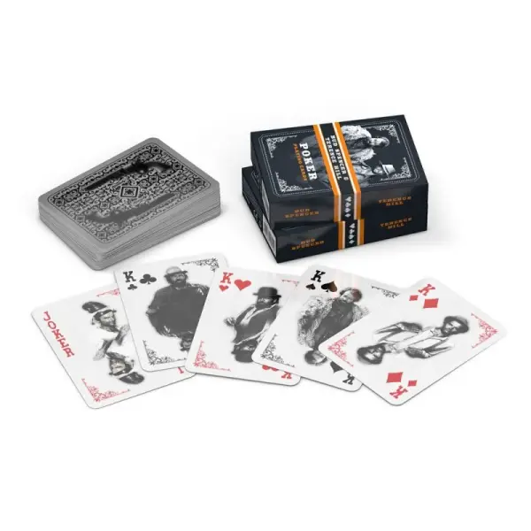 Bud Spencer & Terence Hill - Jeu de cartes de poker Western
