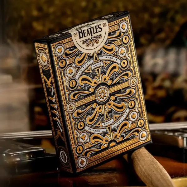 The Beatles - Jeu de cartes The Beatles Black Special Edition