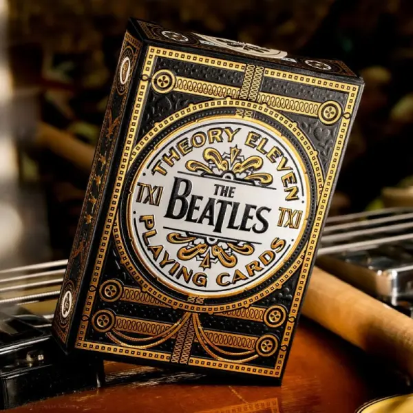 The Beatles - Jeu de cartes The Beatles Black Special Edition