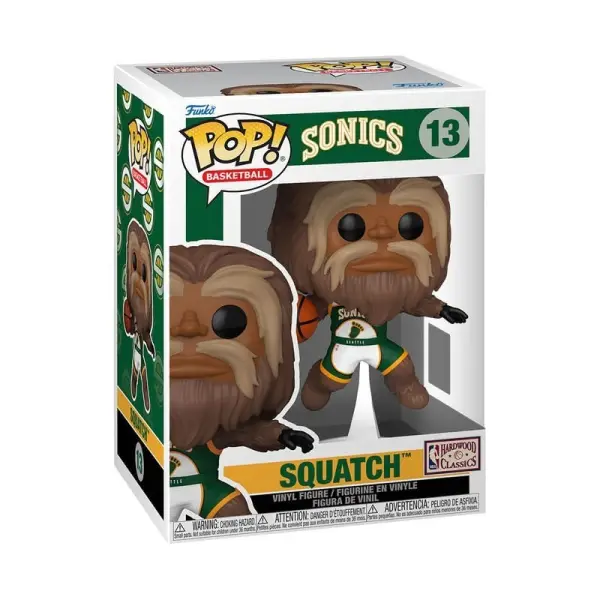 NBA Legends - Figurine POP! Mascots Sonics Sasquatch 9 cm