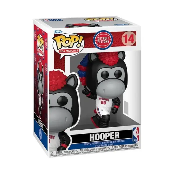 NBA - Figurine POP! Mascots Pistons Hooper 9 cm