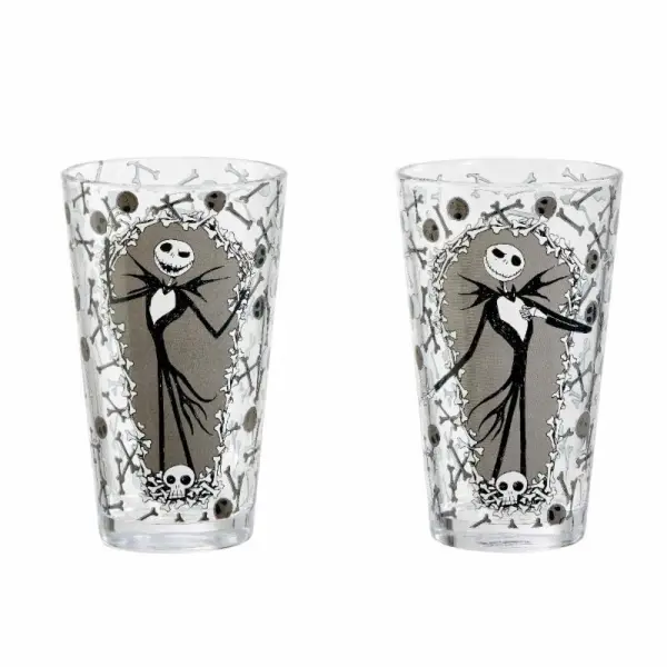 NIGHTMARE BEFORE CHRISTMAS - SET 2 VERRES JACK