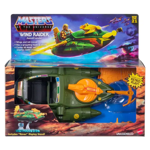 WIND RAIDER MASTERS OF THE UNIVERSE ORIGINS 2021 VEHICULE 32 CM