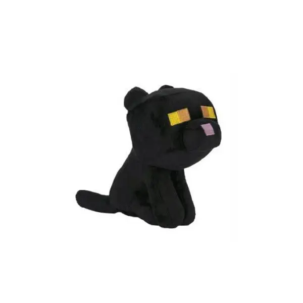 MINECRAFT - PELUCHE HAPPY EXPLORER BLACK CAT 18 CM