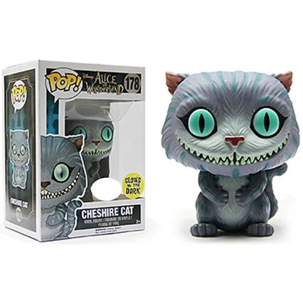 ALICE IN WONDERLAND - CHESHIRE CAT GLOWS IN THE DATK POP!