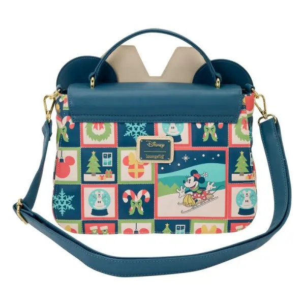 Disney - Sac à bandoulière Mickey and Minnie Holiday By Loungefly