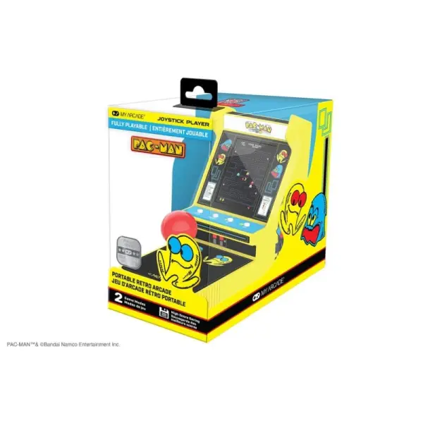Pac-Man - Console de jeu rétro portable Pac-Man Arcade Joystick Player