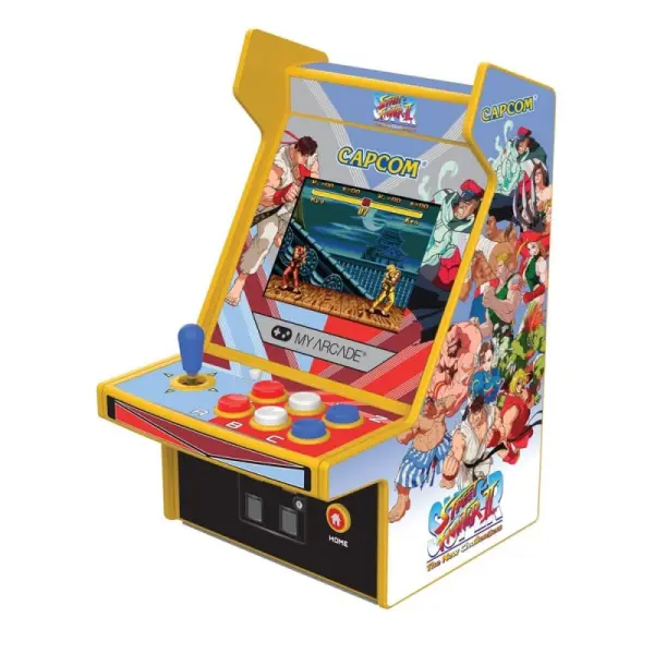 Super Street Fighter II - Console de jeu rétro portable Super Street Fighter II Arcade Micro Player Pro