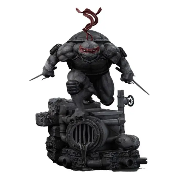 Les Tortues Ninja - Statuette 1/10 Art Scale Raphael Black and White Variant 26 cm heo exclusive