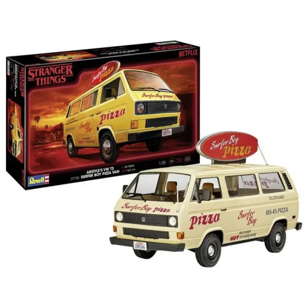 Stranger Things - Maquette 1/25 VW T3 Bus Surfer Boy 19 cm