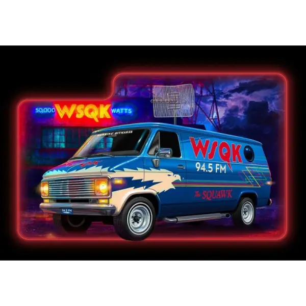 Stranger Things - Model Kit 1/25 Squawk Van 21 cm