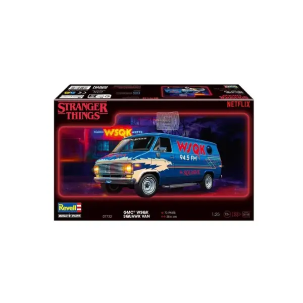 Stranger Things - Model Kit 1/25 Squawk Van 21 cm