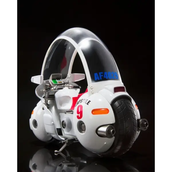 Dragon Ball - Véhicule S.H. Figuarts avec figurine Bulma's Motorcycle Hoipoi Capsule No. 9 17 cm