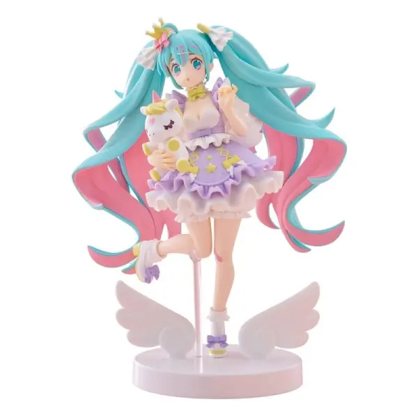 Hatsune Miku - Statuette Tenitol Hatsune Miku Yumekawa Princess Lavender Ver. 21 cm