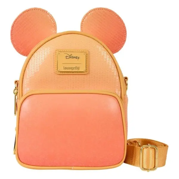 Disney - Sac à dos et sac shopping Mickey Mouse Glitter By Loungefly